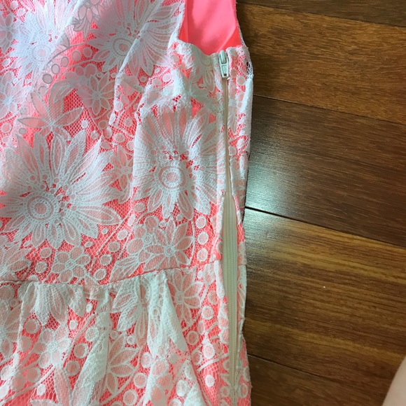 Xhilaration Lace White & Orange Dress - Picture 6 of 6